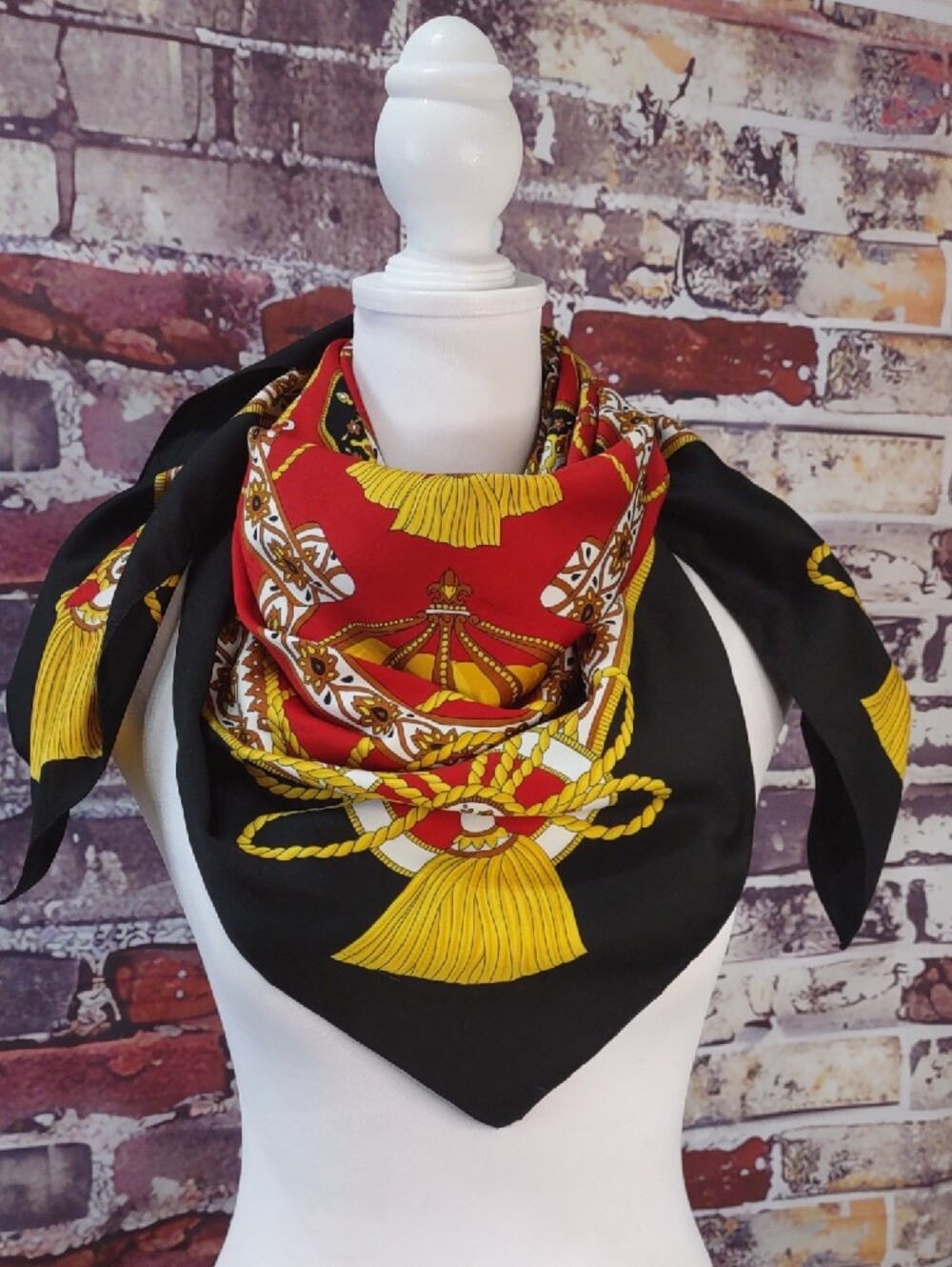 Vintage Status Print Scarf